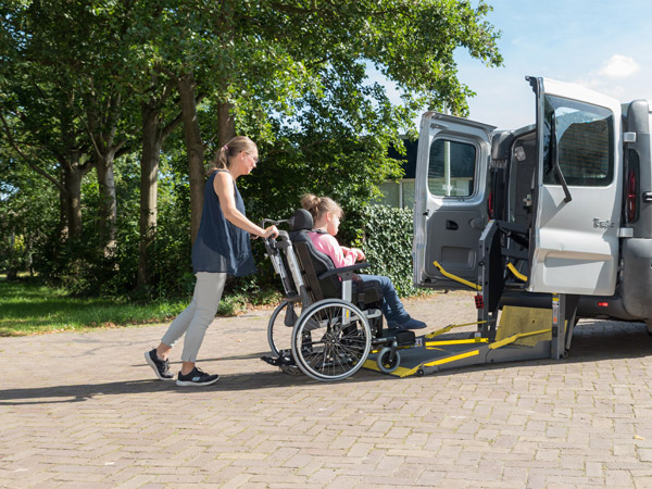 Wheelchair Going Into Van